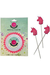 Tula Pink Unicorn Head, 2" Straight Pins 30 ct.
